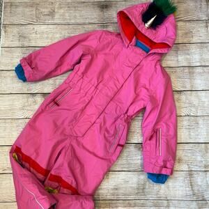 Mini Boden Unicorn All-in-one Snowsuit (6-7Y)